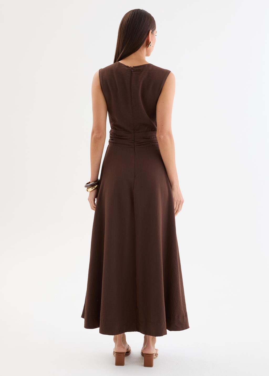 Martha Maxi Dress - Chocolate